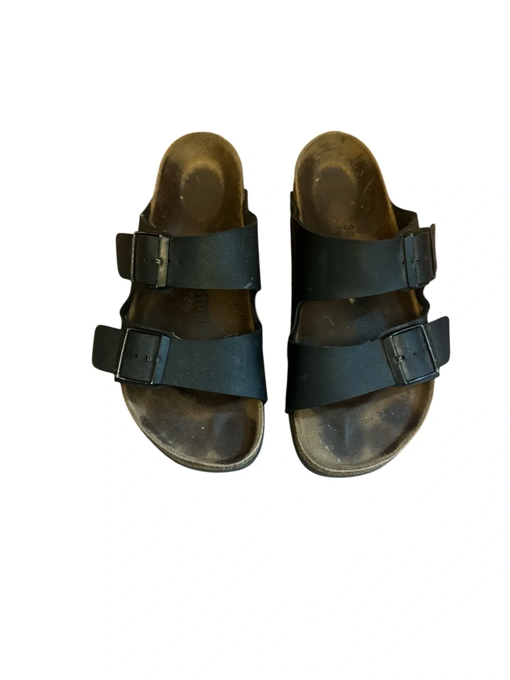 Birkenstock Black Two-Strap Sandals
